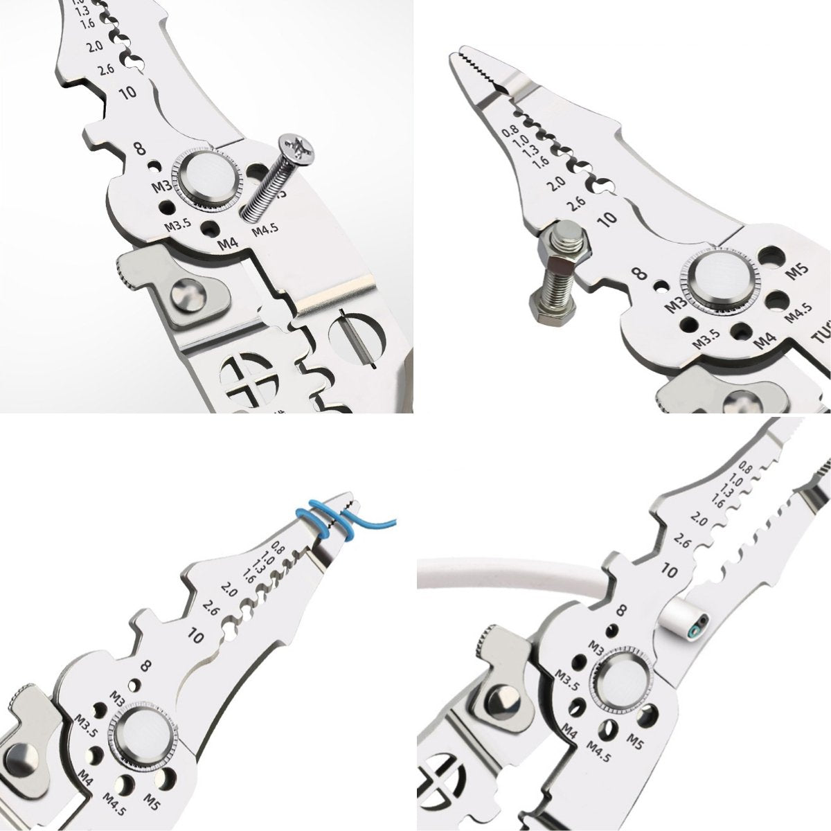 2025 New Arrivalš„Multifunctional Wire Stripper Crimper Cable Cutter Pliers