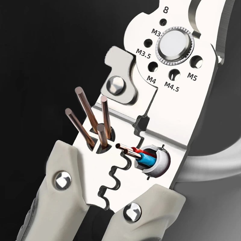2025 New Arrivalš„Multifunctional Wire Stripper Crimper Cable Cutter Pliers