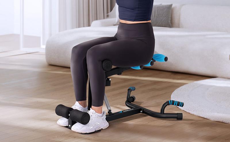 Deep Squat Machine, Adjustable Glutes workout for Home Gym Workout Training, Sit Up Machine for Abs and Muscle Building, Abdominal bench, Push Up Fitness Equipment, dealsforyoudays