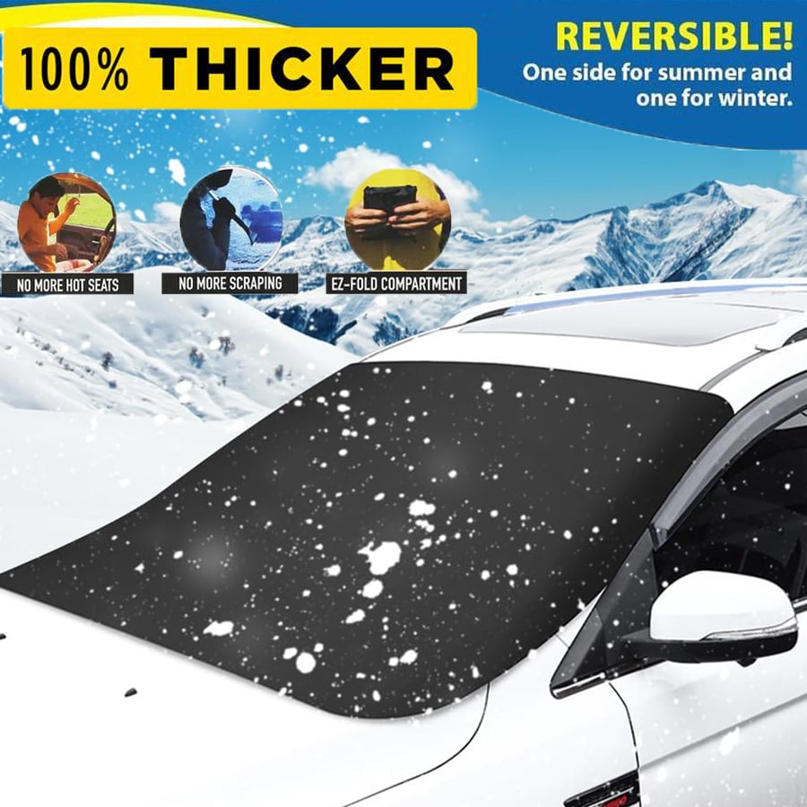 2025 New Arrivalš„Upgraded Car Windshield Magnetic Snow Cover