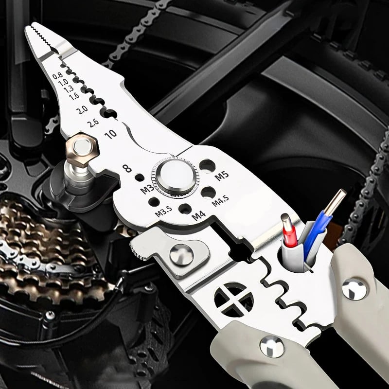 2025 New Arrivalš„Multifunctional Wire Stripper Crimper Cable Cutter Pliers