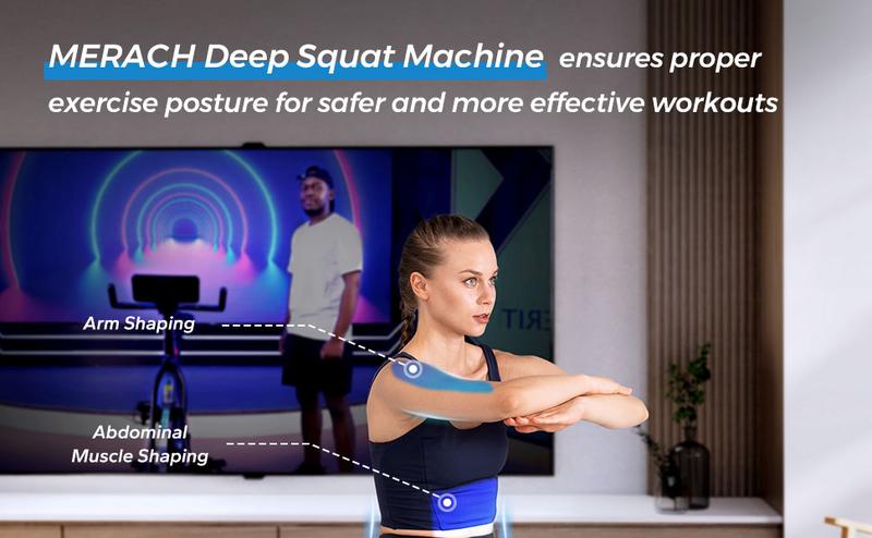 Deep Squat Machine, Adjustable Glutes workout for Home Gym Workout Training, Sit Up Machine for Abs and Muscle Building,  Abdominal bench, Push Up Fitness Equipment, dealsforyoudays
