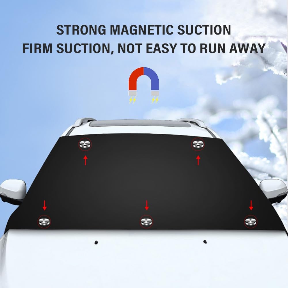 2025 New Arrival🔥Upgraded Car Windshield Magnetic Snow Cover