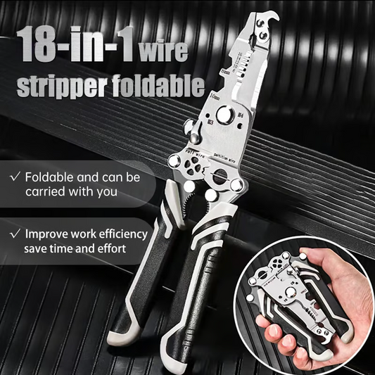⚡️Big sale in early 2025⚡️New Upgrade 18-in-1 Multifunctional Folding Pliers