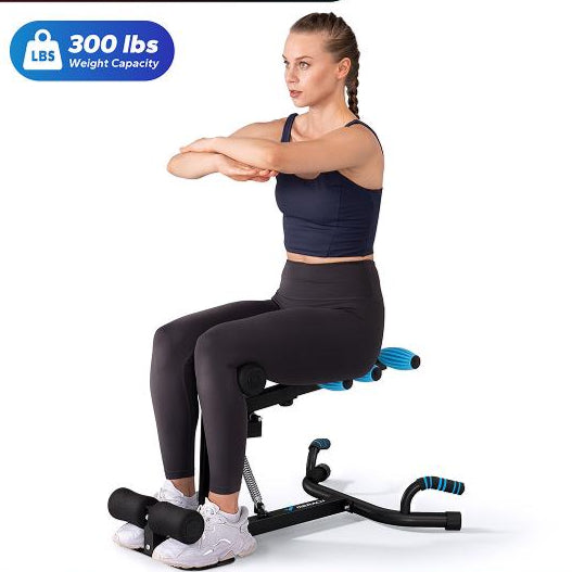 Deep Squat Machine, Adjustable Glutes workout for Home Gym Workout Training, Sit Up Machine for Abs and Muscle Building,  Abdominal bench, Push Up Fitness Equipment, dealsforyoudays