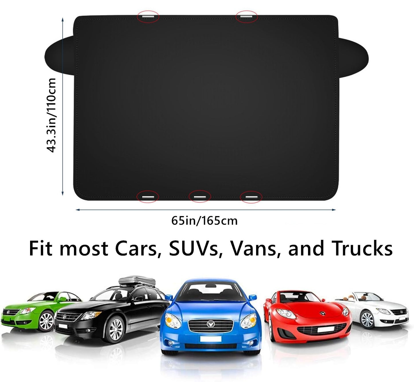 2025 New Arrival🔥Upgraded Car Windshield Magnetic Snow Cover